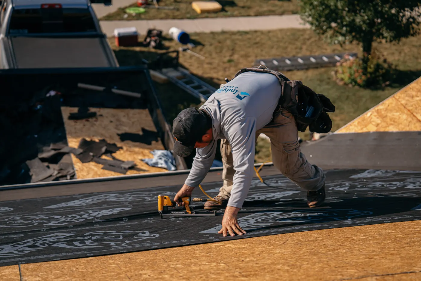 Commercial roof inspection documented in Timberbrook