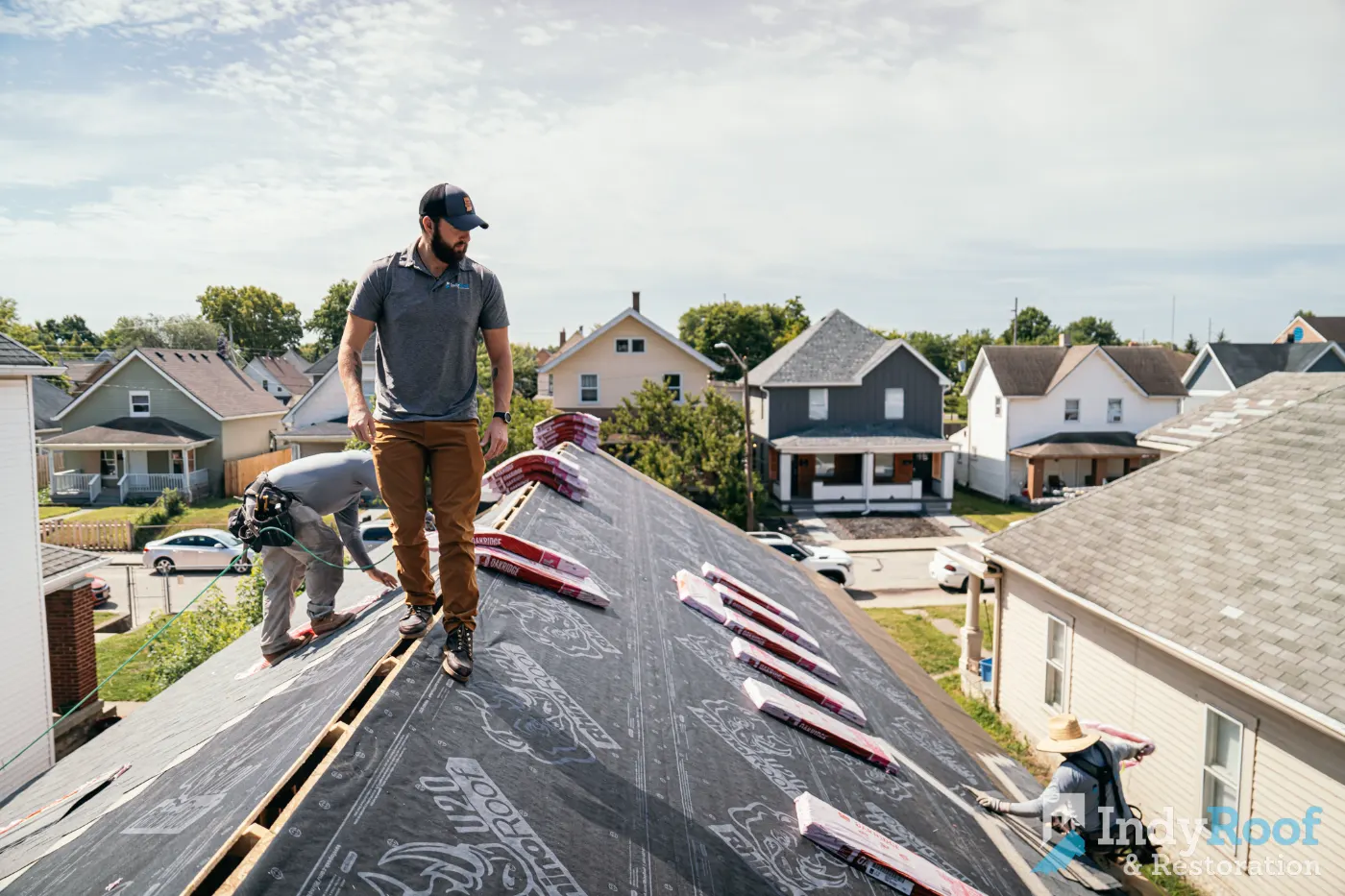 Commercial roof inspection documented in Timberbrook